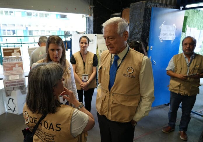 Misión electoral de la OEA dice que los comicios en México se desarrollan con 