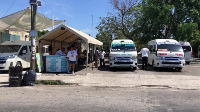 Aumentará el pasaje de las vanes de la ruta Playa del Carmen-Cancún este primero de julio