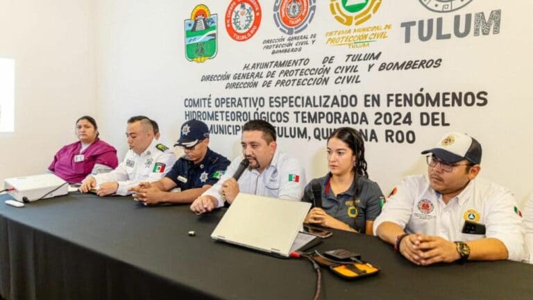 Comité en Fenómenos Hidrometeorológicos refuerza acciones en favor de las familias de Tulum