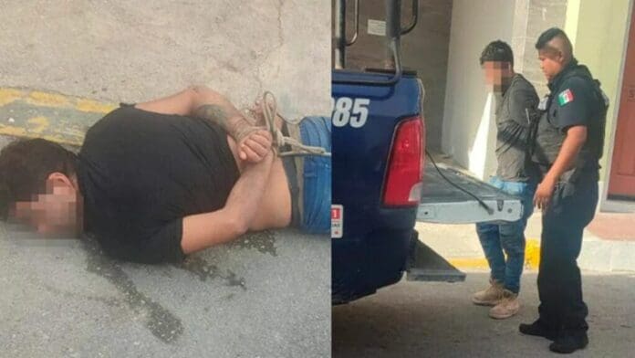 Amarran a sujeto que quiso abusar de una venezolana en Playa del Carmen