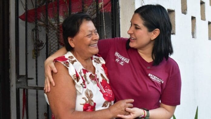 Estefanía Mercado, presidenta electa de Solidaridad, ha hecho múltiples compromisos, uno de ellos es invertir como nunca en obra pública.
