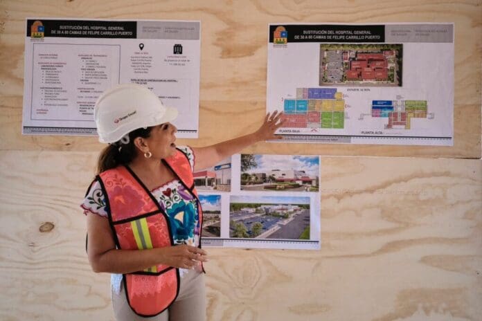 La gobernadora Mara Lezama Espinosa ha anunciado el inicio de la construcción del nuevo Hospital General de Felipe Carrillo Puerto.