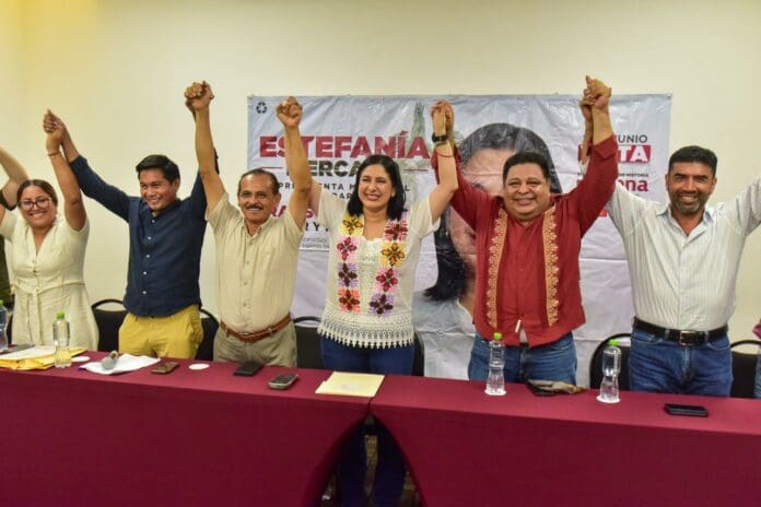 Estefanía Mercado se proclama como virtual presidenta municipal de Solidaridad