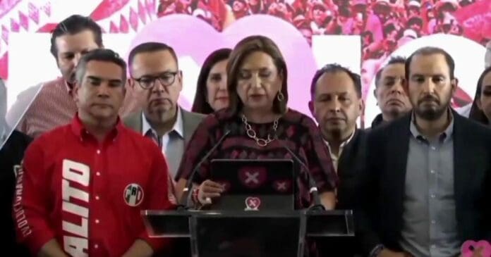 Pese a que Xóchitl Gálvez ya reconoció su estrepitosa derrota, algunos de sus seguidores se niegan a reconocer los resultados de la elección.