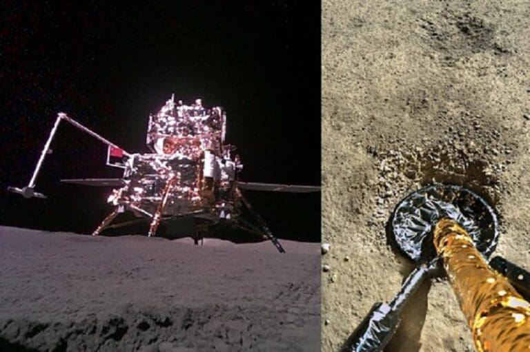 China recoge las primeras muestras de la cara oculta de la Luna