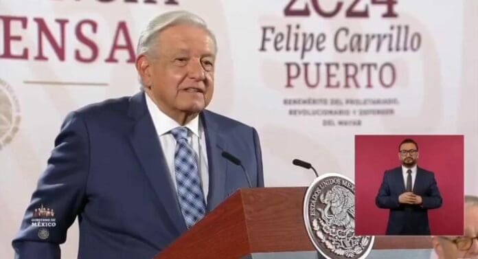 AMLO dijo este jueves desde Palacio Nacional que Claudia Sheinbaum Pardo ya lo 