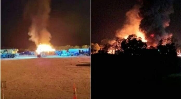Dos personas con quemaduras de segundo grado dejó la explosión en las instalaciones de Petróleos Mexicanos (Pemex) en Reforma, Chiapas.