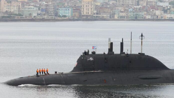 Llega al puerto de La Habana una flotilla de buques de guerra rusos con un submarino nuclear