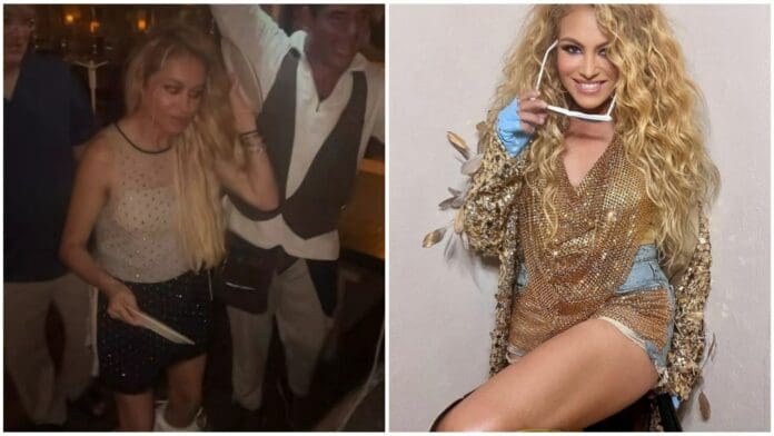Paulina Rubio celebra su cumpleaños 53 rompiendo toda la vajilla