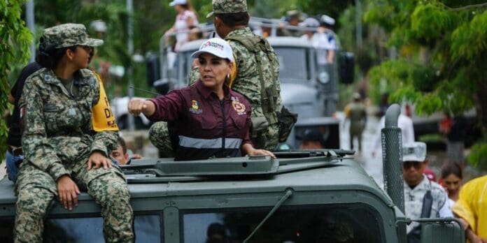 Mara Lezama agradece a Sedena labores de apoyo y rescate en Chetumal