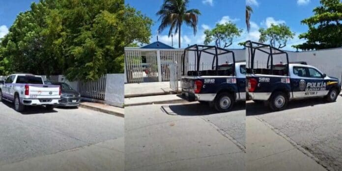 Encuentran un arma al revisar la mochila de un estudiante de secundaria en Cancún