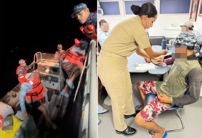 Marina rescata a seis personas en aguas de Quintana Roo