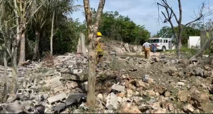 Explota bodega de dinamita usada para el Tren Maya en Carrillo Puerto