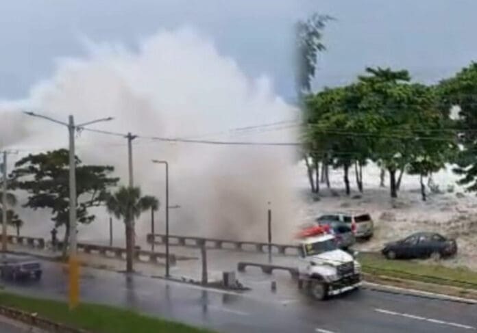 Video: Paso del huracán Beryl deja fuertes marejadas y miles de personas sin luz en República Dominicana