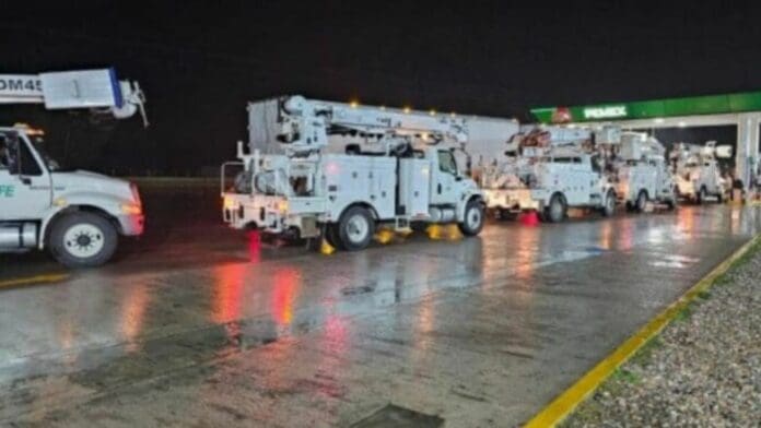 Alista CFE operativo especial en Campeche, Yucatán y Quintana Roo ante la llegada de “Beryl”