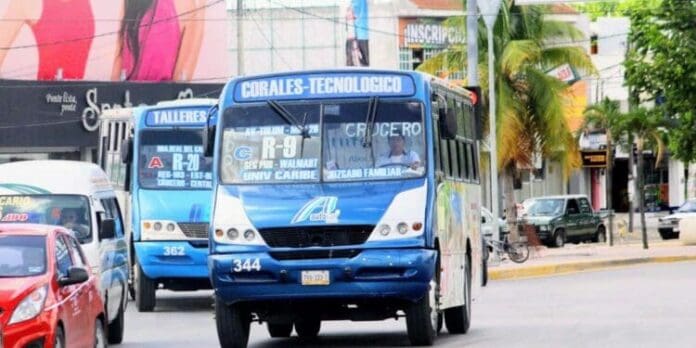 Transporte público de Cancún operará mientras las condiciones lo permitan o hasta que se emita alerta roja