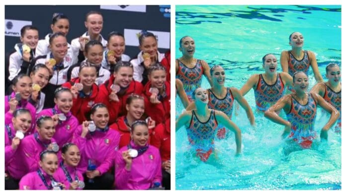 Equipo mexicano de natación artística conquista otra medalla de plata en la Copa del Mundo