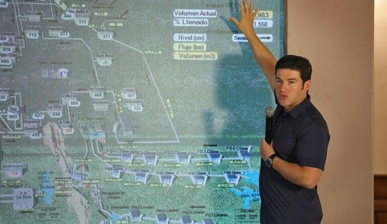 Samuel García anuncia el fin de la sequía que duró varios años en Nuevo León