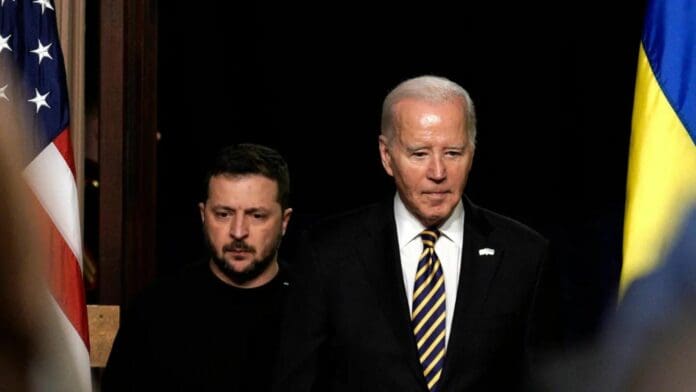 VIDEO Joe Biden confunde a Zelensky y lo presenta como el presidente Putin en la OTAN