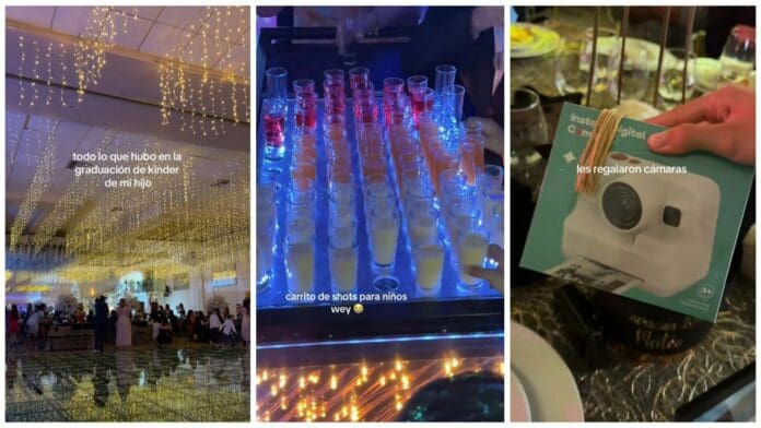 Mamá presume la lujosa graduación de kínder de su hijo en Monterrey y le dicen que 