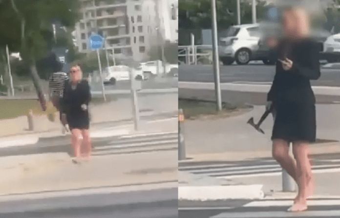 VIDEO: Mujer asesina a su hijo de 6 años, a su perro y hiere a un guardia con un hacha en Israel