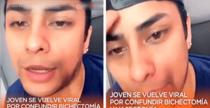 Joven se vuelve viral al confundir vasectomía con bichectomía