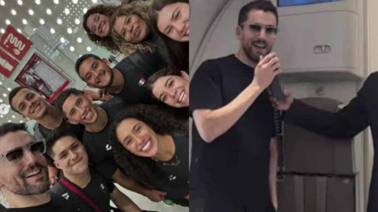 Luis Gerardo Méndez coincide con atletas que van a París y les dedica emotivo mensaje