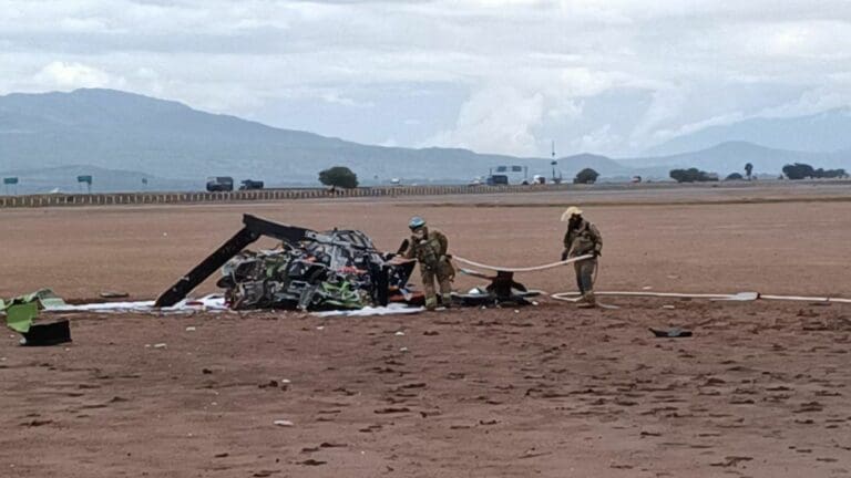 Se desploma helicóptero en Jalisco; hay cuatro lesionados
