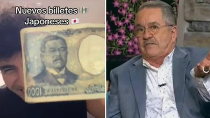 VIDEO Exponen que billete de mil yenes es igual a Pedrito Sola