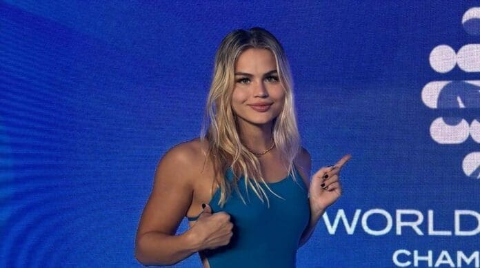 La nadadora paraguaya Luana Alonso se ha hecho viral en París 2024 por su belleza y por anunciar su retiro a los 20 años.