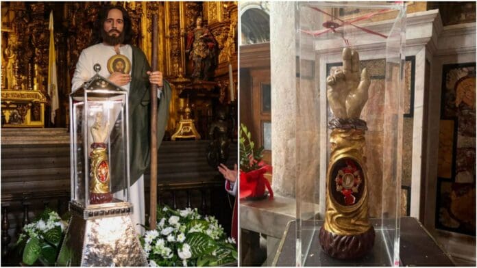 Por primera vez en la historia, México recibe las reliquias de San Judas Tadeo