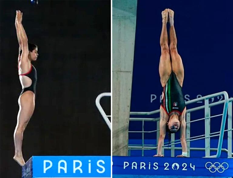 Mexicanas Ale Orozco y Gaby Agúndez, a la final de clavados de 10 metros en París 2024