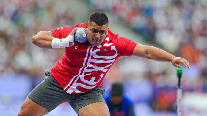 Video: El mexicano Uziel Muñoz finaliza entre los ocho mejores del mundo en lanzamiento de bala en París 2024