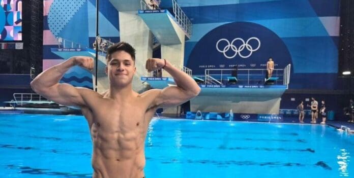 Osmar Olvera logra bronce en en la final de trampolín 3 metros. Es además, su segunda medalla en París 2024.