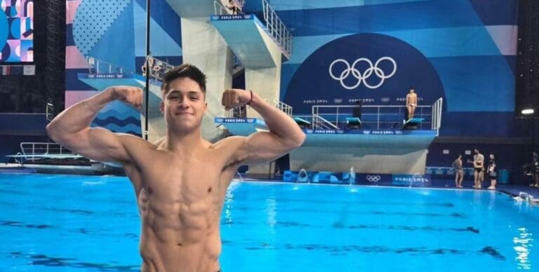 Osmar Olvera logra bronce en en la final de trampolín 3 metros. Es además, su segunda medalla en París 2024.