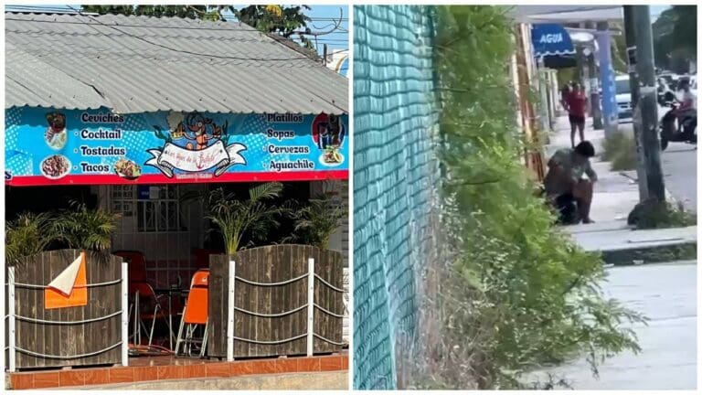 Video: Apuñalan brutalmente a un hombre en el restaurante ‘Los hijos de la tostada’ en Cancún