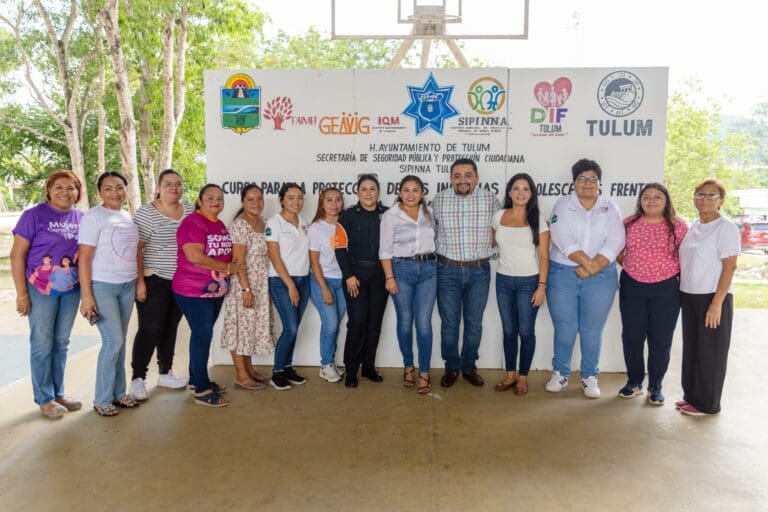 Ayuntamiento de Tulum activa curso que previene todo tipo de violencia en la niñez