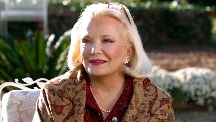 Muere a los 94 años la actriz Gena Rowlands, reconocida por su papel en la película “Diario de una Pasión”