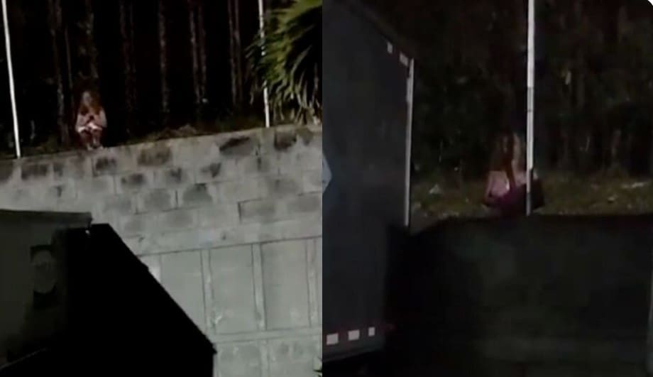 Video: Vigilantes captan supuesto fantasma de mujer en un panteón en Colombia
