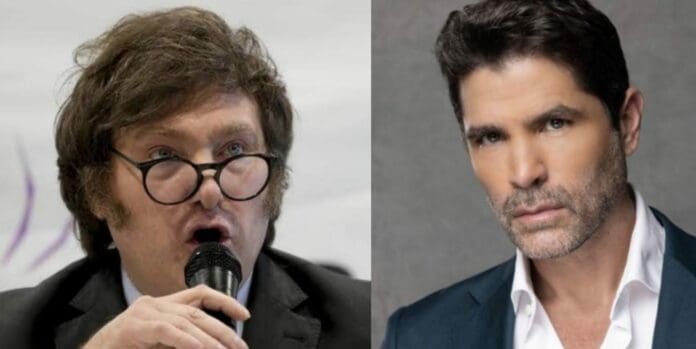 Javier Milei planta a Eduardo Verástegui, no vendrá a México. Los argentinos están molestos por sus viajes.