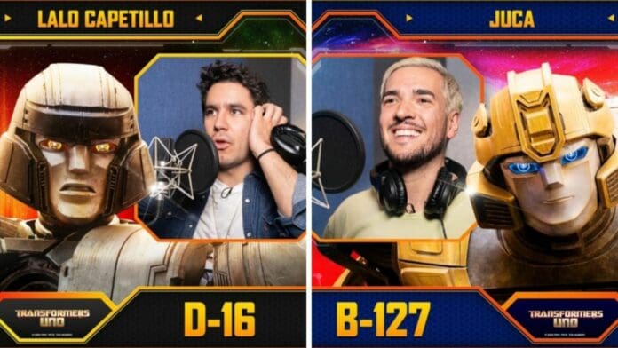 Funan en redes a Eduardo Capetillo Jr. y al youtuber Juca por su doblaje en Transformers Uno