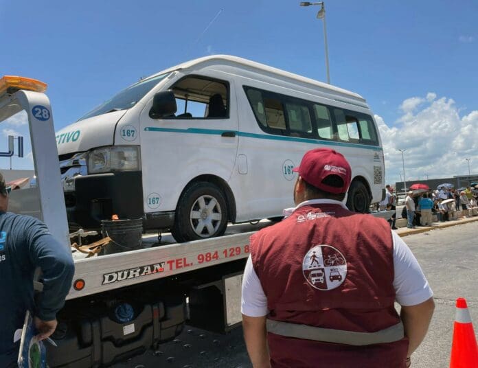 Anuncia el Imoveqroo sanciones por hasta 475 mil pesos a concesionarios del transporte público que cobren de más.