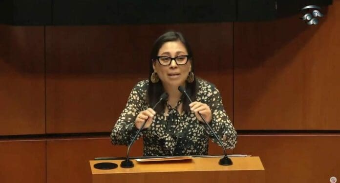 Diputada de Morena se despide con lágrimas del gobierno de AMLO desde la tribuna del Congreso de la Unión.