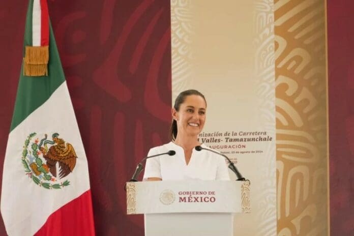 Claudia Sheinbaum pide respaldo a reforma judicial en gira por San Luis Potosí