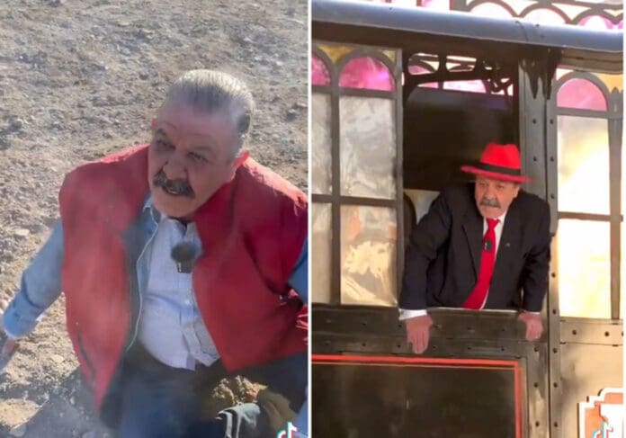 Video: Candidato a alcalde en Chile asegura venir del futuro a bordo de un tren volador