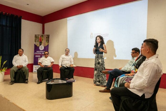 SESAEQROO presenta documental de la Política de Justicia Abierta en Felipe Carrillo Puerto