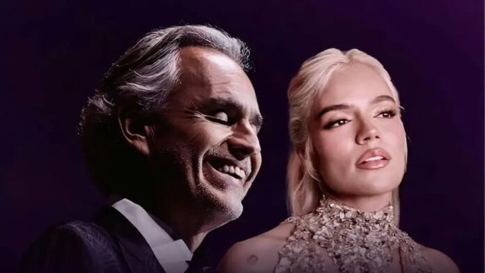 Video: Andrea Bocelli se une a Karol G para lanzar una nueva versión de ‘Vivo por ella’