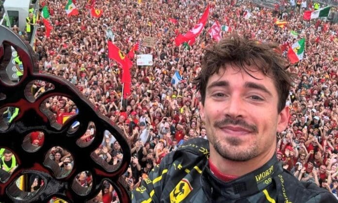 Gana Charles Leclerc el Gran Premio de Monza. Max Verstappen fue sexto y Sergio 