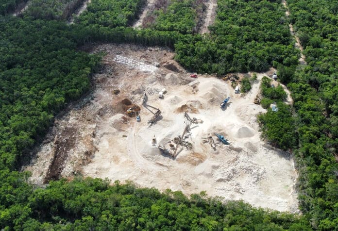 Anuncia Sedena que va por más minas de material pétreo en sur de Quintana Roo