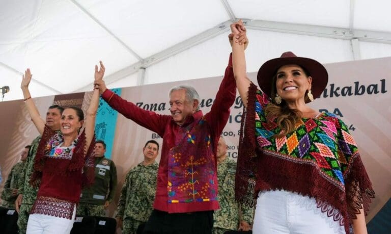 “Puso el ejemplo a anteriores gobernadores”; resalta AMLO labor de Mara Lezama en sus primeros 2 años